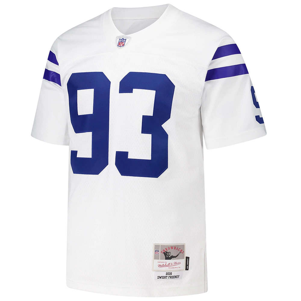 Men's Mitchell & Ness Dwight Freeney White Indianapolis Colts 2006 Legacy Replica Jersey