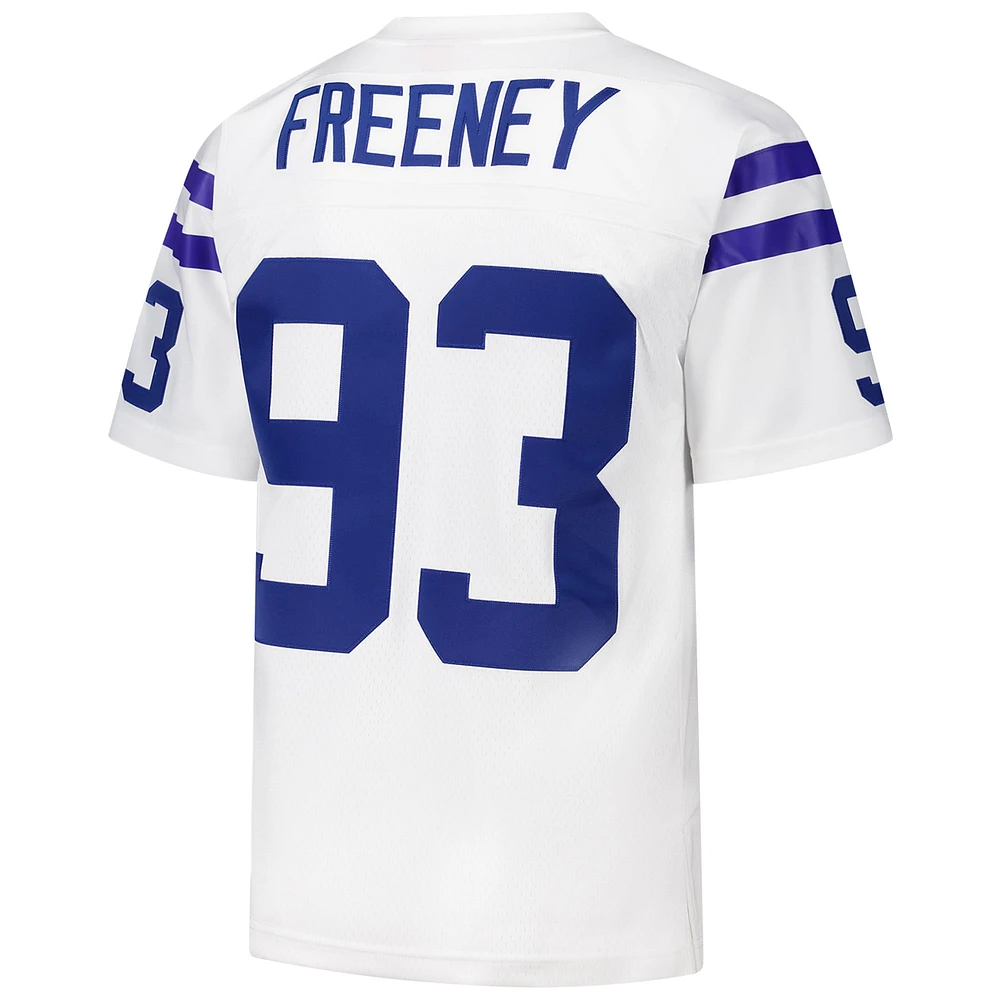 Men's Mitchell & Ness Dwight Freeney White Indianapolis Colts 2006 Legacy Replica Jersey