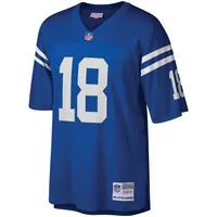 Mitchell & Ness Peyton Manning Royal Indianapolis Colts Big Tall 1998 Réplique du joueur retraité pour homme