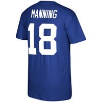 Men's Mitchell & Ness Peyton Manning Royal Indianapolis Colts Throwback  Retired Player Name & Number Long