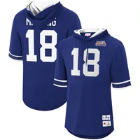 Men's Mitchell & Ness Randy Moss Black Minnesota Vikings Retired Player  Name & Number Mesh Top