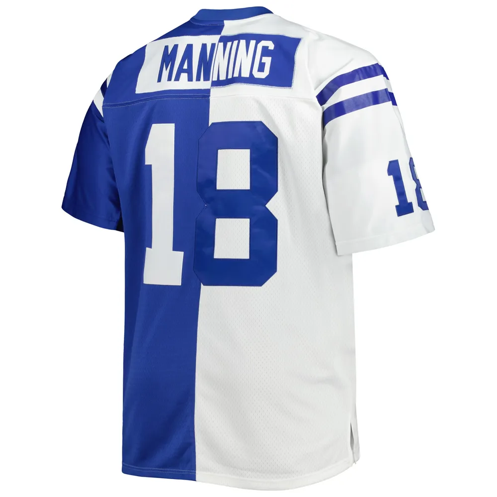 Men's Mitchell & Ness Peyton Manning Royal Indianapolis Colts Retired  Player Logo Name & Number T-Shirt