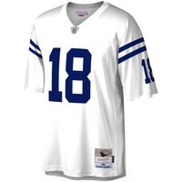 Men's Mitchell & Ness Peyton Manning White Indianapolis Colts Retired Player Replica - Jersey