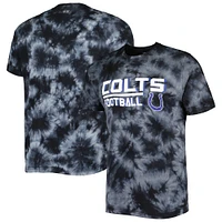 T-shirt MSX by Michael Strahan noir Indianapolis Colts Recovery Tie-Dye pour homme