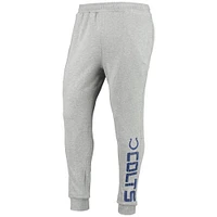 Pantalon de jogging Indianapolis Colts MSX by Michael Strahan pour homme, gris chiné