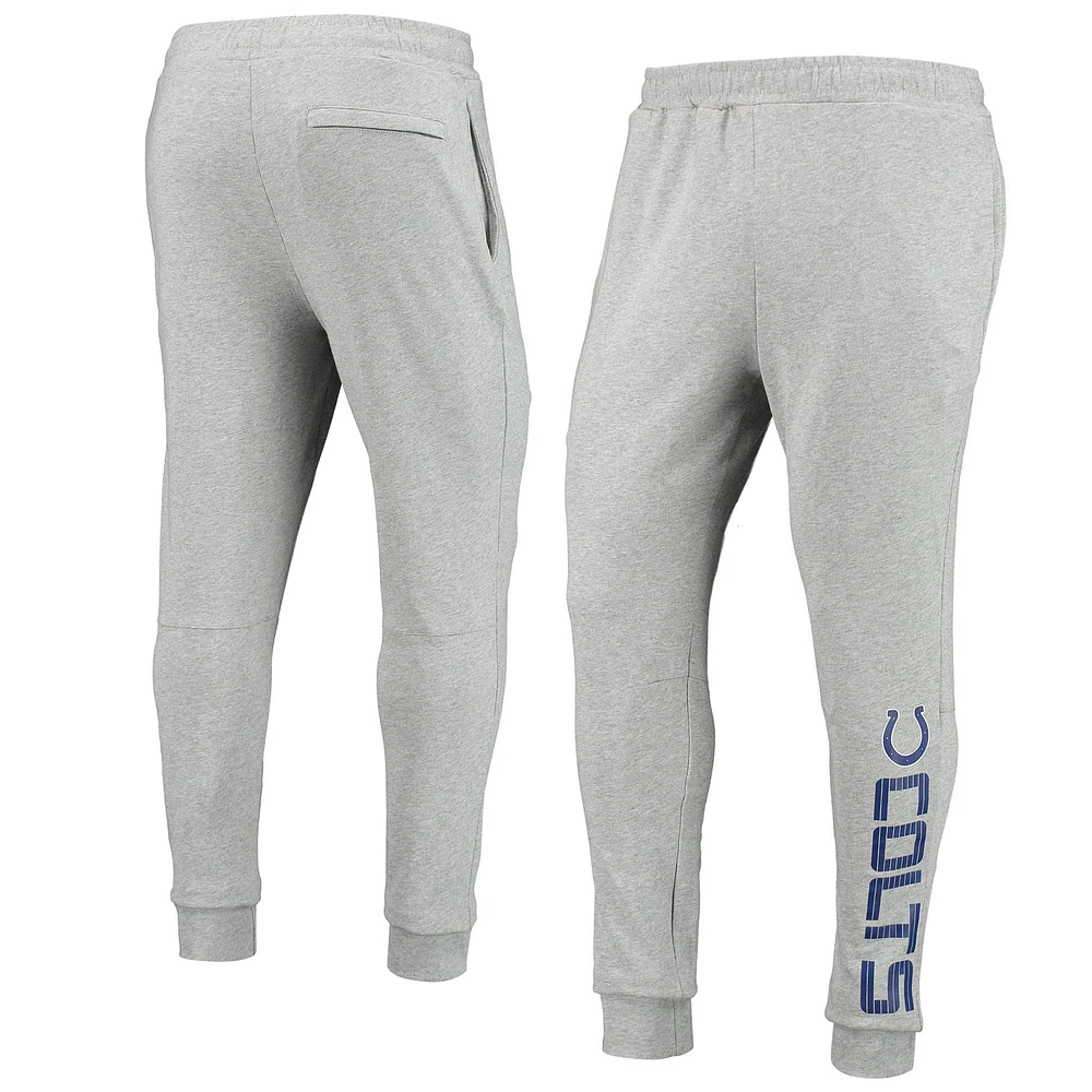 Pantalon de jogging Indianapolis Colts MSX by Michael Strahan pour homme, gris chiné