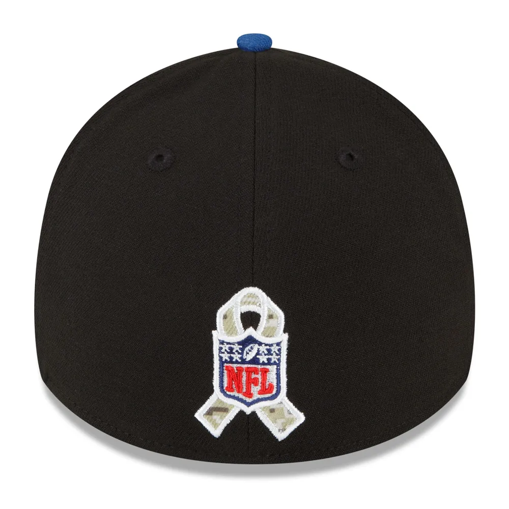 Casquette Flex Indianapolis Colts 2022 Salute To Service 39THIRTY New Era pour homme, noir/bleu