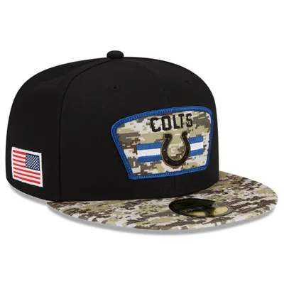 Dallas Cowboys New Era 2021 Salute To Service 39THIRTY Flex Hat - Black/Camo