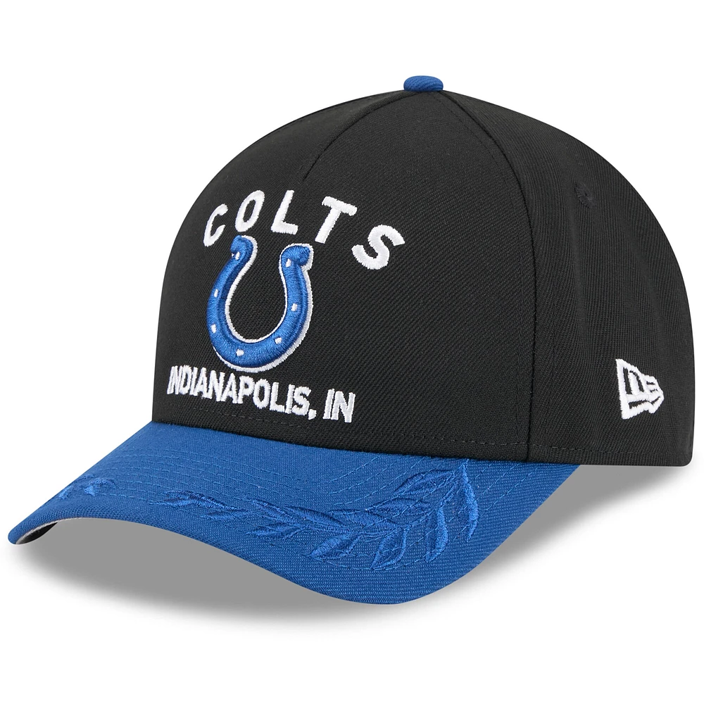 Men's New Era /Royal Indianapolis Colts 2025 NFL Draft 9FORTY A-Frame M-Crown Adjustable Hat