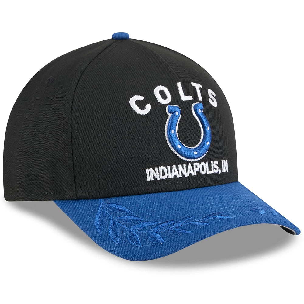 Men's New Era /Royal Indianapolis Colts 2025 NFL Draft 9FORTY A-Frame M-Crown Adjustable Hat
