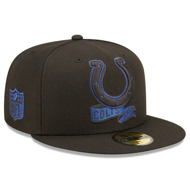 Men's New Era Royal/Gray Indianapolis Colts Team Banded 39THIRTY