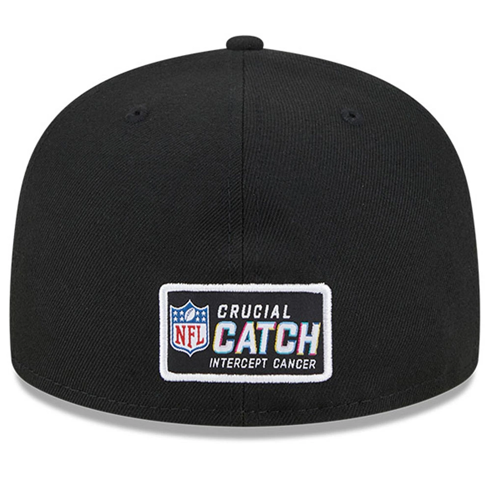 Men's New Era  Black Indianapolis Colts 2023 NFL Crucial Catch 59FIFTY Fitted Hat
