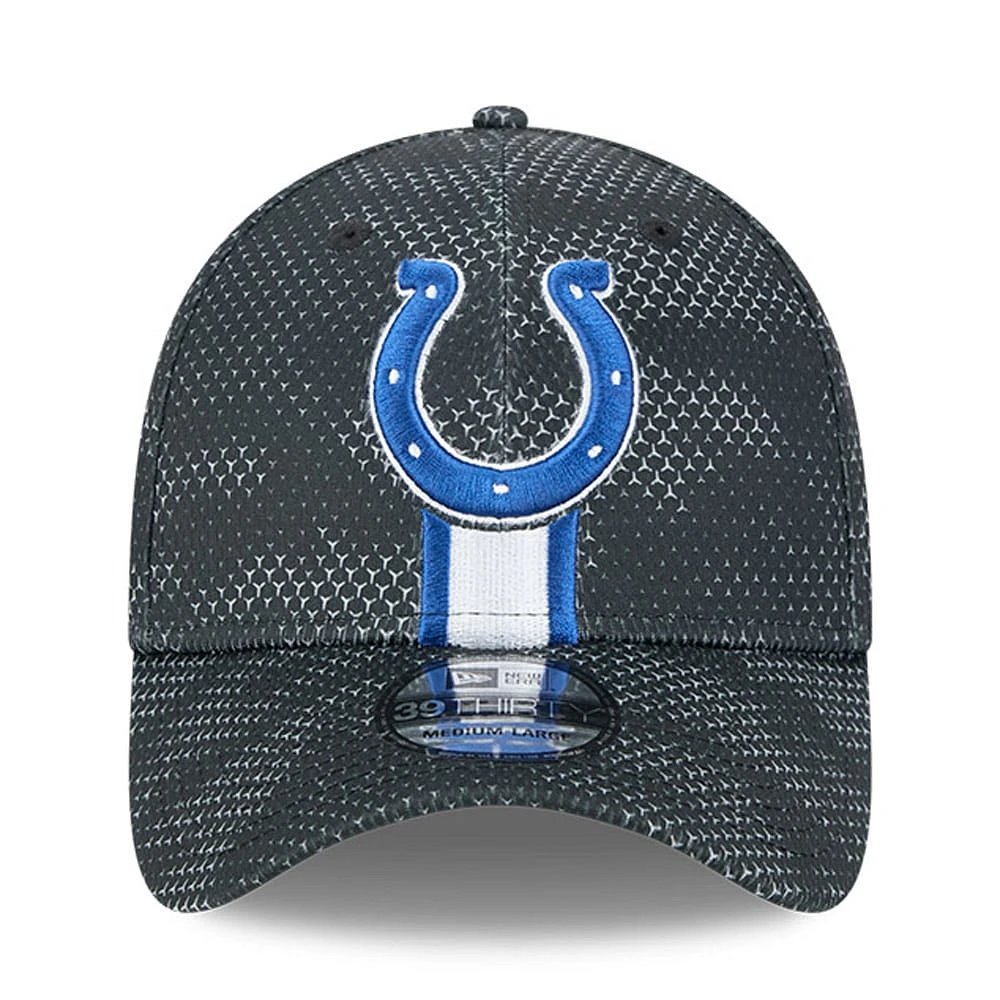 Men's New Era Black Indianapolis Colts 2024 Sideline 39THIRTY Flex Hat