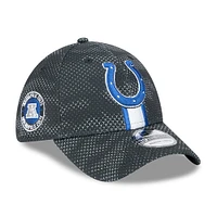 Men's New Era Black Indianapolis Colts 2024 Sideline 39THIRTY Flex Hat