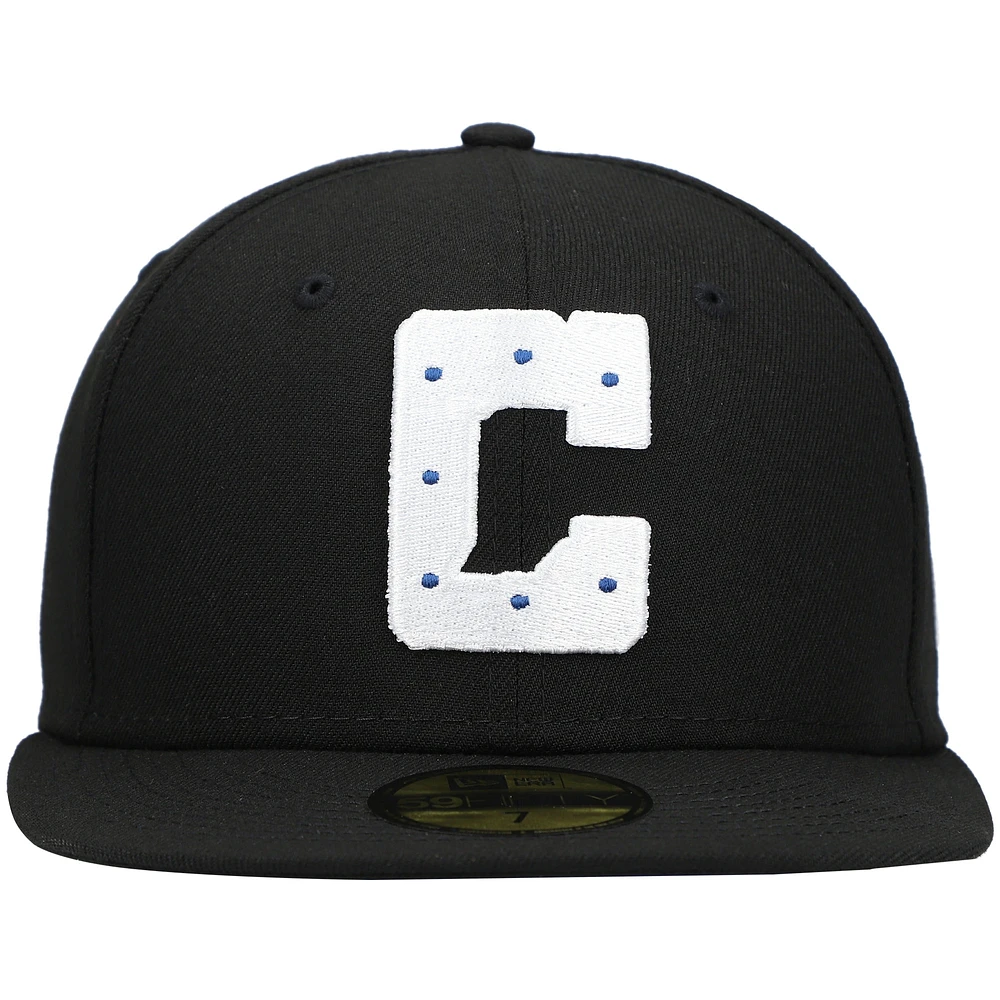 Men's New Era Black Indianapolis Colts Omaha 59FIFTY Fitted Hat