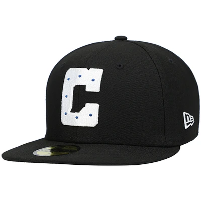 Men's New Era Black Indianapolis Colts Omaha 59FIFTY Fitted Hat