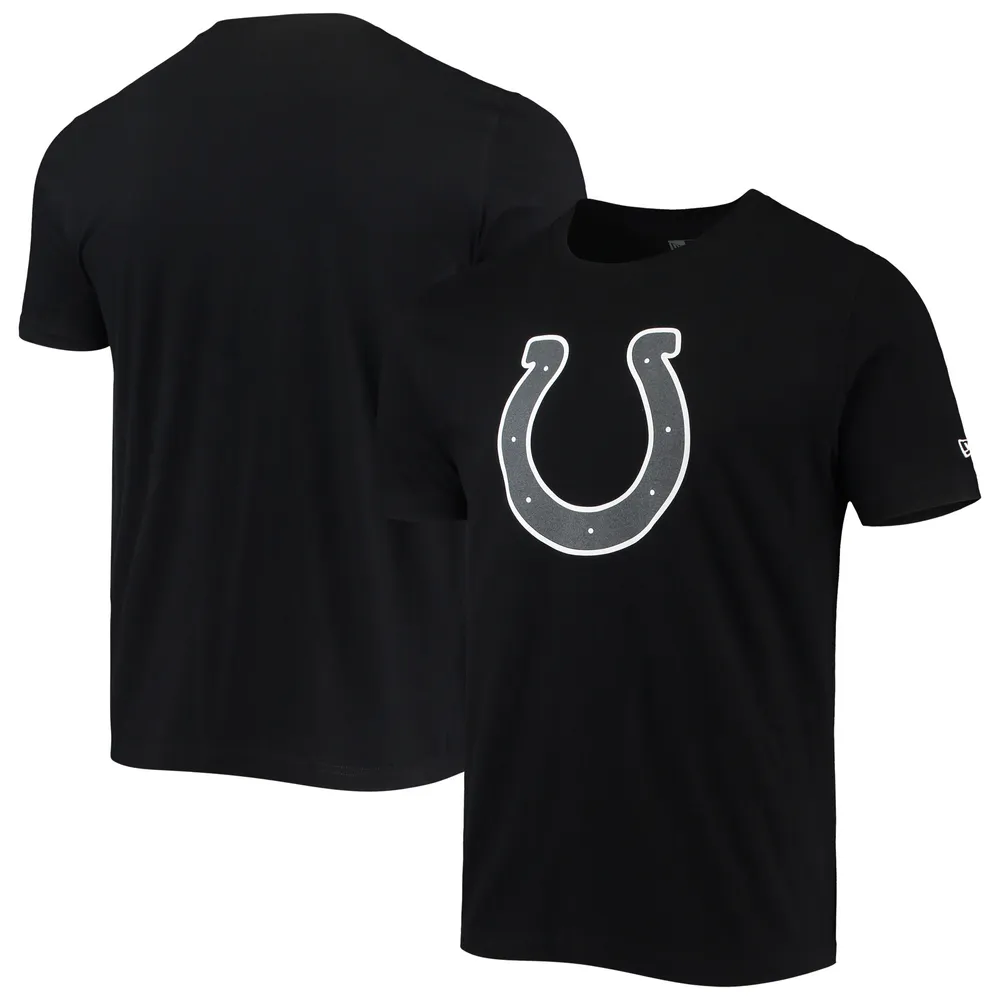 Men's New Era Cream Indianapolis Colts Sideline Chrome T-Shirt