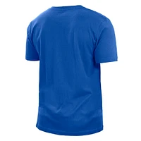 Men's New Era Blue Indianapolis Colts 2022 Sideline Ink Dye T-Shirt