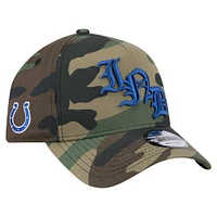 Casquette ajustable A-Frame 9FORTY Mystic Camo Indianapolis Colts New Era pour homme