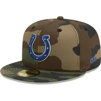 Indianapolis Colts New Era Woodland 59FIFTY Fitted Hat - Camo