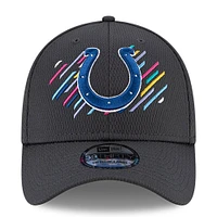 Men's New Era Charcoal Indianapolis Colts 2021 NFL Crucial Catch - 39THIRTY Flex Hat