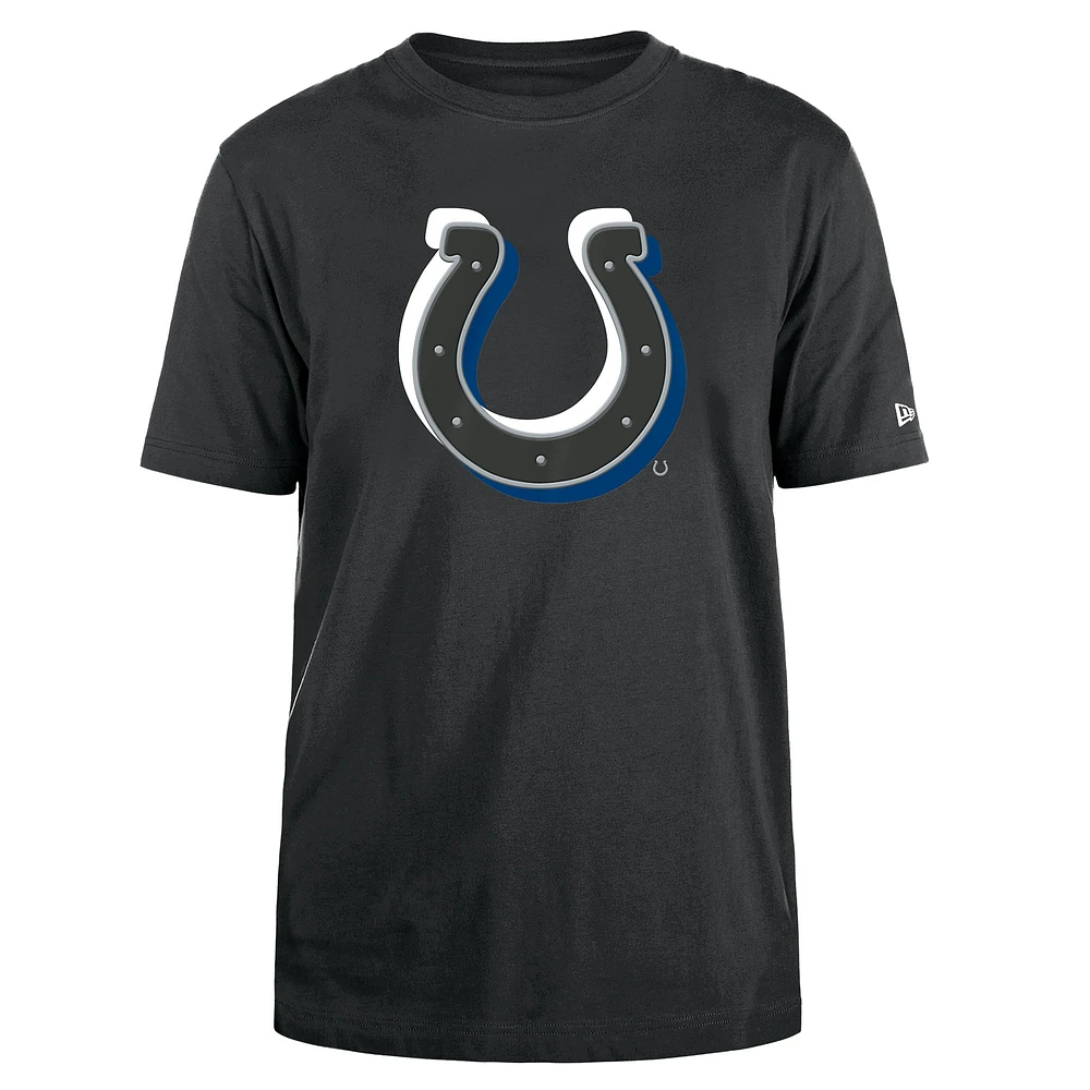 T-shirt New Era anthracite pour hommes des Colts d'Indianapolis 2024 NFL Draft