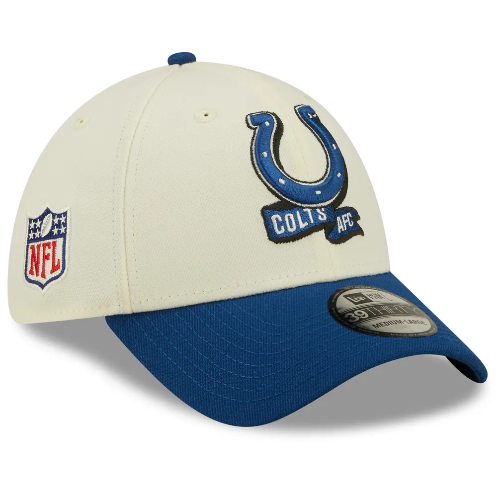 Men's New Era Gray/Royal Indianapolis Colts 2023 Sideline 59FIFTY Fitted Hat