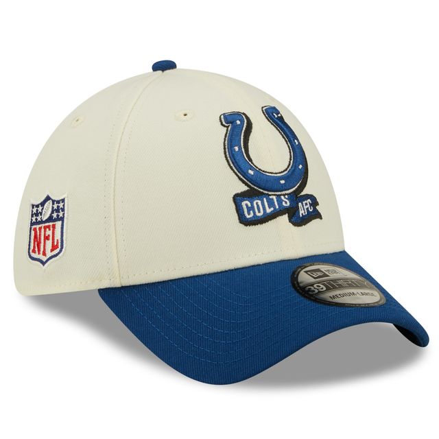 Casquette 39THIRTY Flex 2 tons pour homme New Era crème/Royal Indianapolis Colts 2022