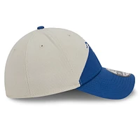 Men's New Era Cream/Royal Indianapolis Colts 2023 Sideline Historic 39THIRTY Flex Hat