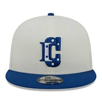 Casquette New Era crème/Royal Indianapolis Colts City Originals Snapback 9FIFTY pour homme