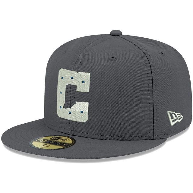 Casquette ajustée New Era Graphite Indianapolis Colts avec logo alternatif Storm II 59FIFTY pour homme