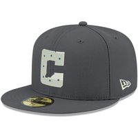 Men's New Era Graphite Indianapolis Colts Alternate Logo Storm II 59FIFTY Fitted Hat