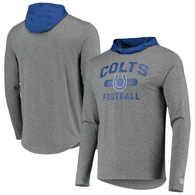 Youth Royal Indianapolis Colts Heritage Long Sleeve Hoodie T-Shirt