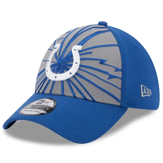 Men's New Era Cream/Royal Indianapolis Colts 2022 Sideline 59FIFTY