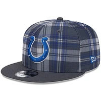 Casquette Snapback 9FIFTY Snapback New Era pour hommes des Indianapolis Colts 2024 Sideline Statement