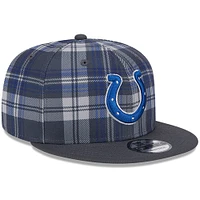 Casquette Snapback 9FIFTY Snapback New Era pour hommes des Indianapolis Colts 2024 Sideline Statement