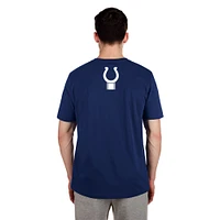 Men's New Era  Navy Indianapolis Colts 3rd Down High Density Print T-Shirt