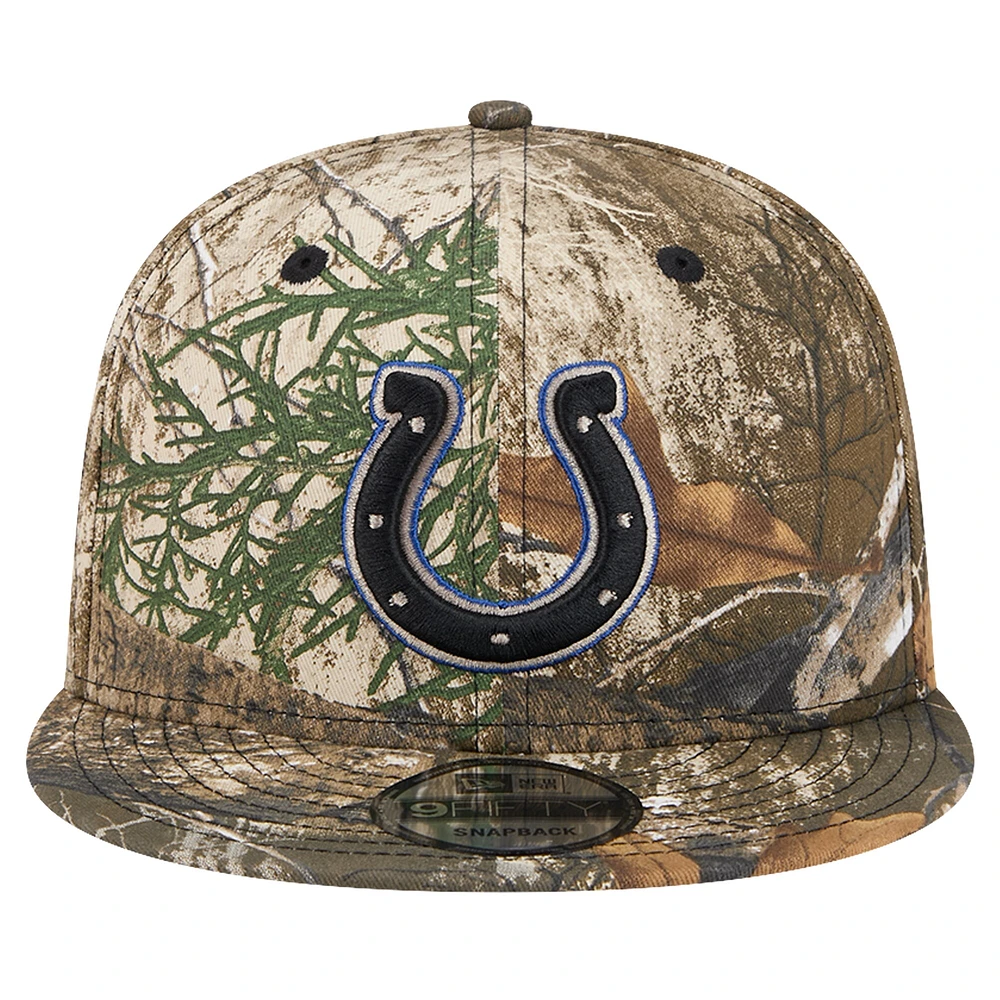 Casquette Snapback Active 9FIFTY Realtree Camo Indianapolis Colts New Era pour hommes