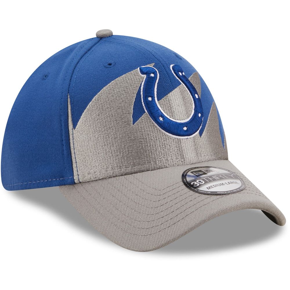 Men's New Era Royal/Gray Indianapolis Colts Surge 39THIRTY - Flex Hat