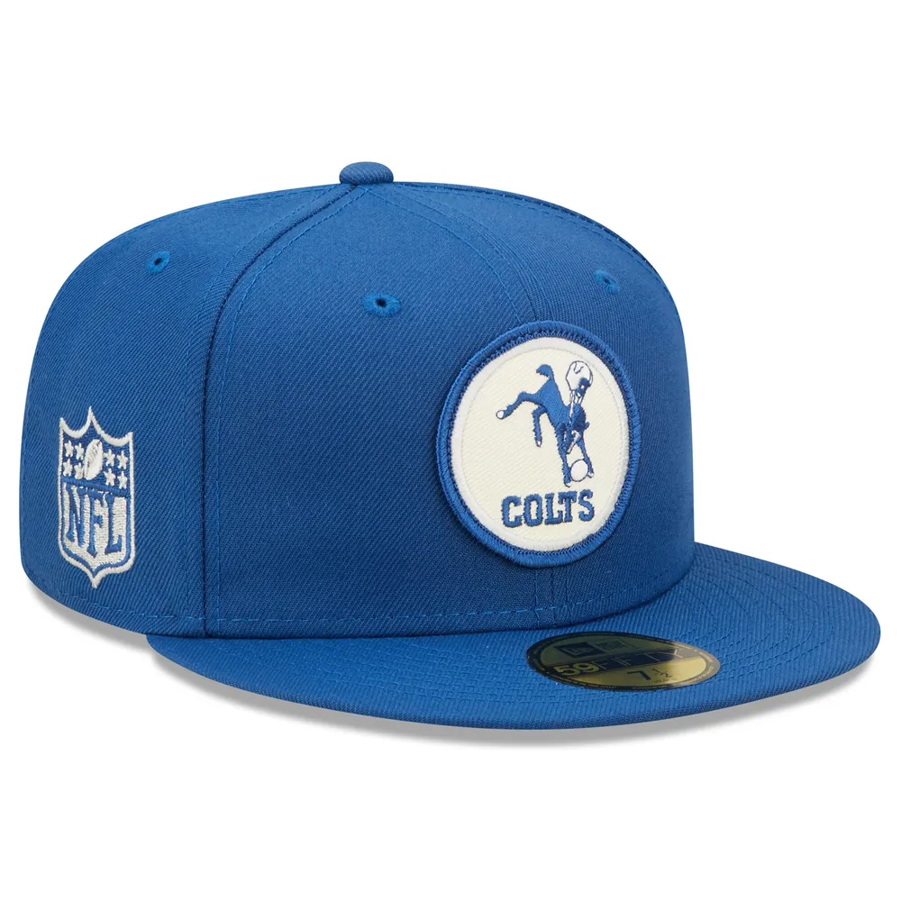 New Era 59FIFTY Men's Indianapolis Colts Grey/Royal Fitted Cap 7 1/4