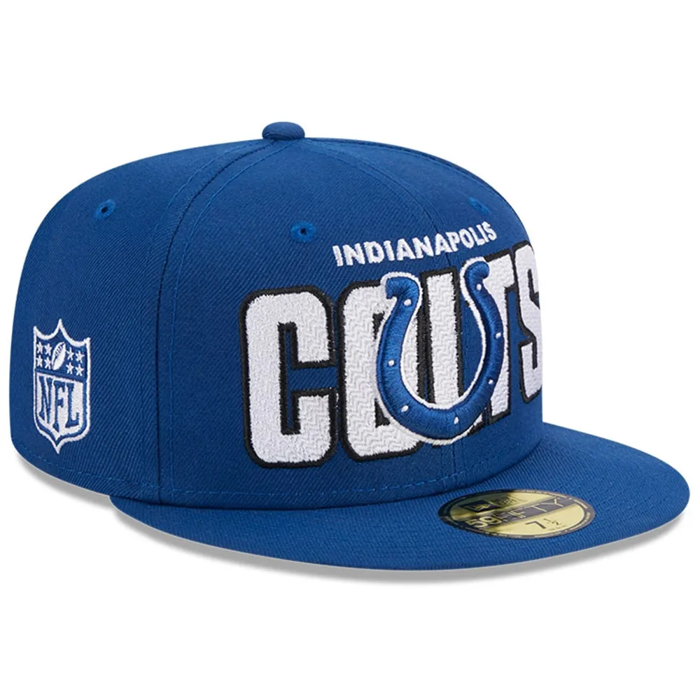 New Era 59FIFTY Men's Indianapolis Colts Grey/Royal Fitted Cap 7 1/4