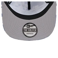 Men's New Era Royal Indianapolis Colts Adventure Pattern Golfer Snapback Hat
