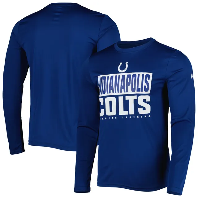 Indianapolis Colts New Era Tie-Dye Long Sleeve T-Shirt - Royal