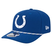Men's New Era Royal Indianapolis Colts Gameday Multi Rope 9SEVENTY Stretch-Snap Hat