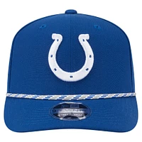 Men's New Era Royal Indianapolis Colts Gameday Multi Rope 9SEVENTY Stretch-Snap Hat