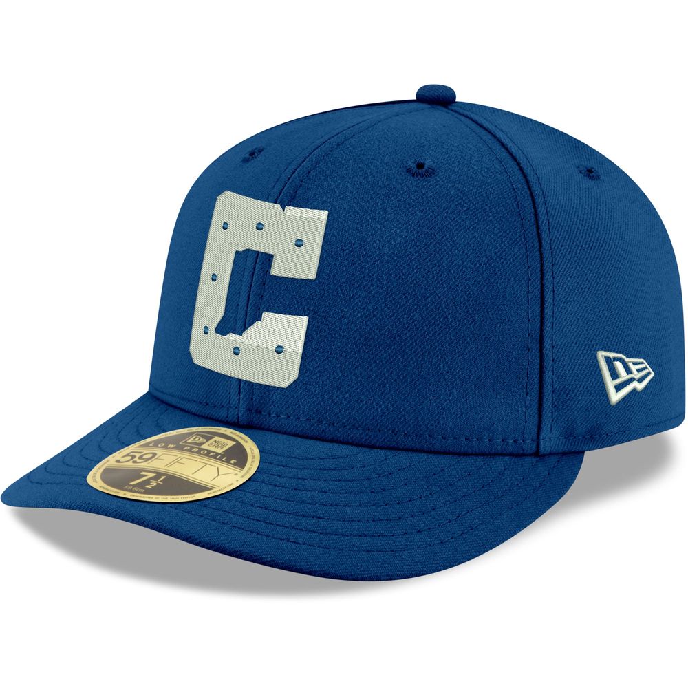 Men's New Era White Indianapolis Colts Omaha Low Profile 59FIFTY