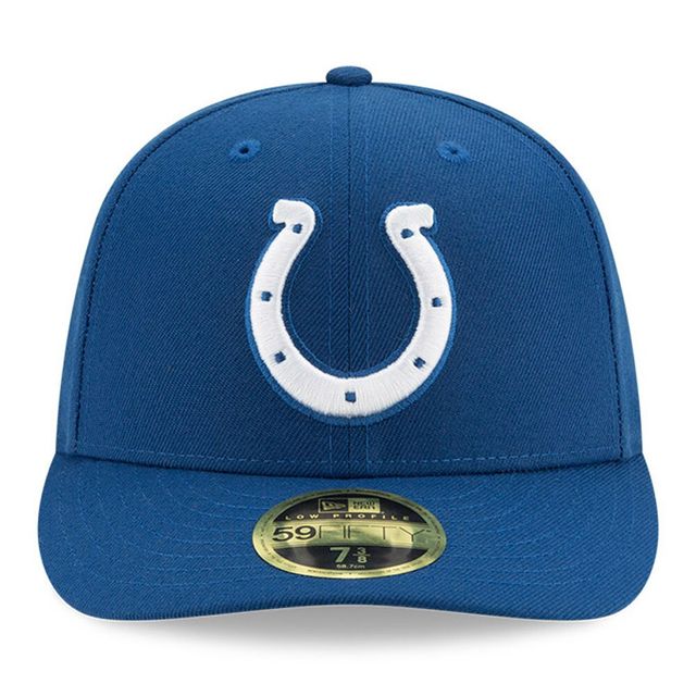 Casquette 59FIFTY à profil bas Royal Indianapolis Colts Omaha New Era pour homme