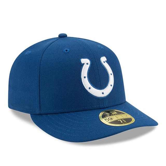 Casquette 59FIFTY à profil bas Royal Indianapolis Colts Omaha New Era pour homme