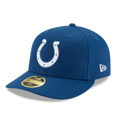 Men's New Era Royal Indianapolis Colts Omaha Low Profile 59FIFTY Structured Hat