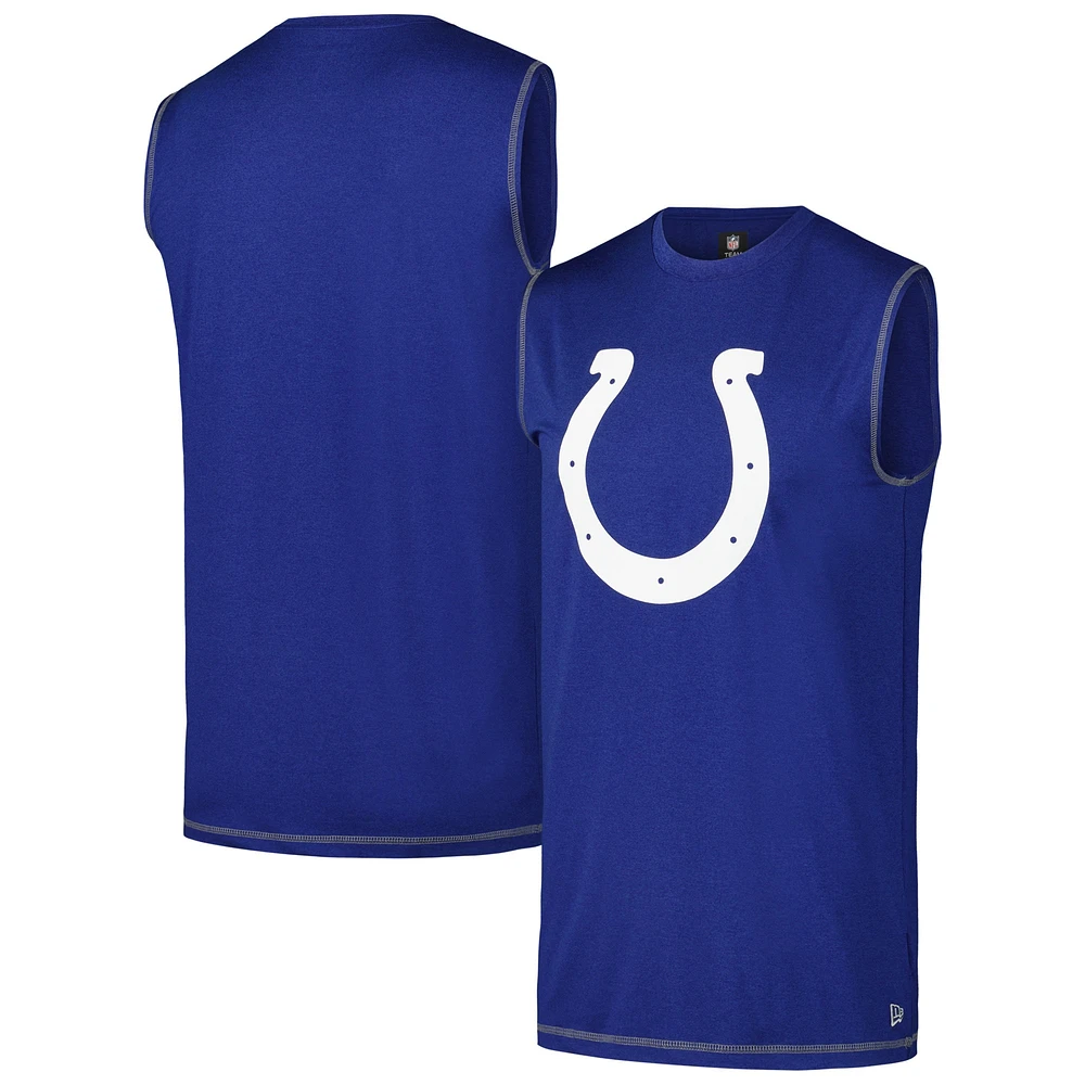 Men's New Era Royal Indianapolis Colts Tank Top